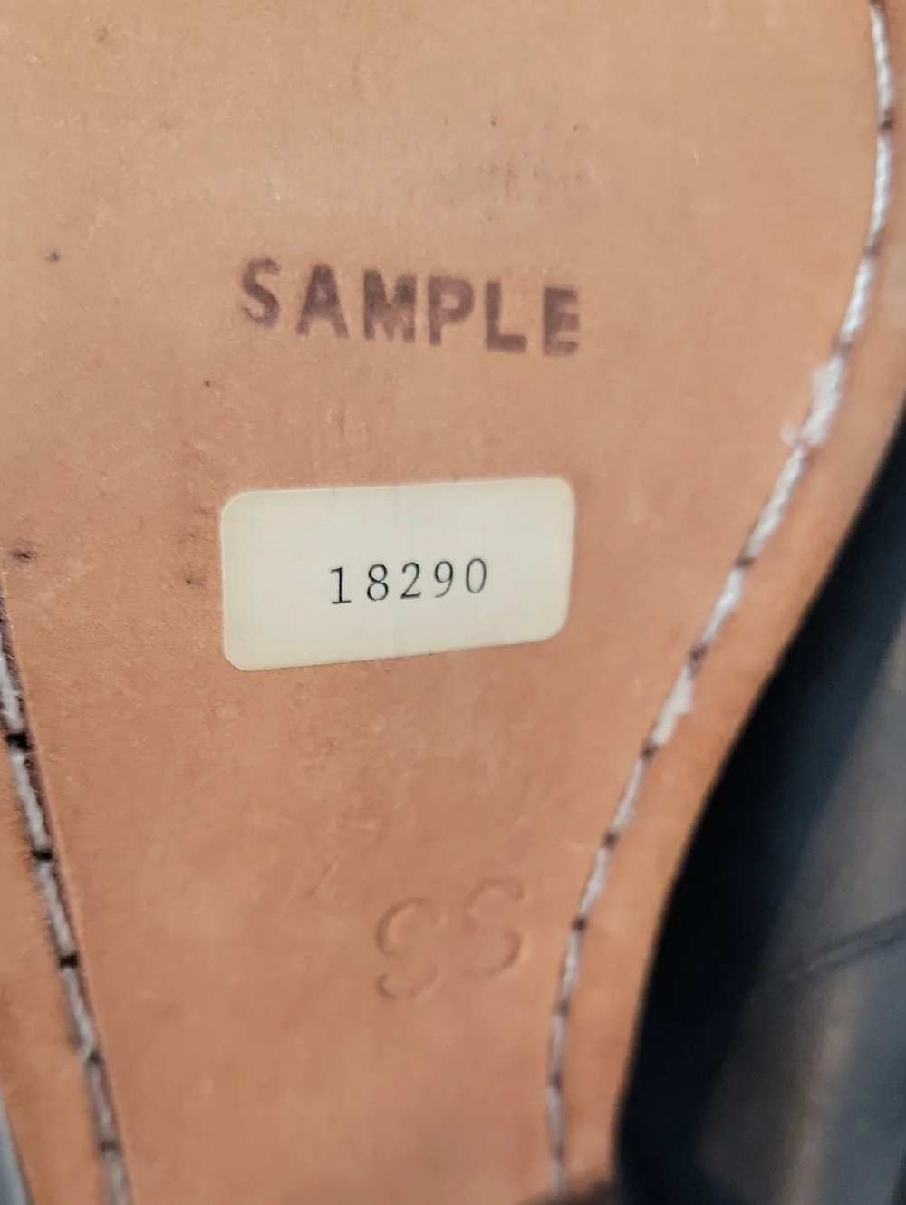 Unbranded Sample Black Woven Leather Mid-Calf Cowboy Boots - Women's Size 7